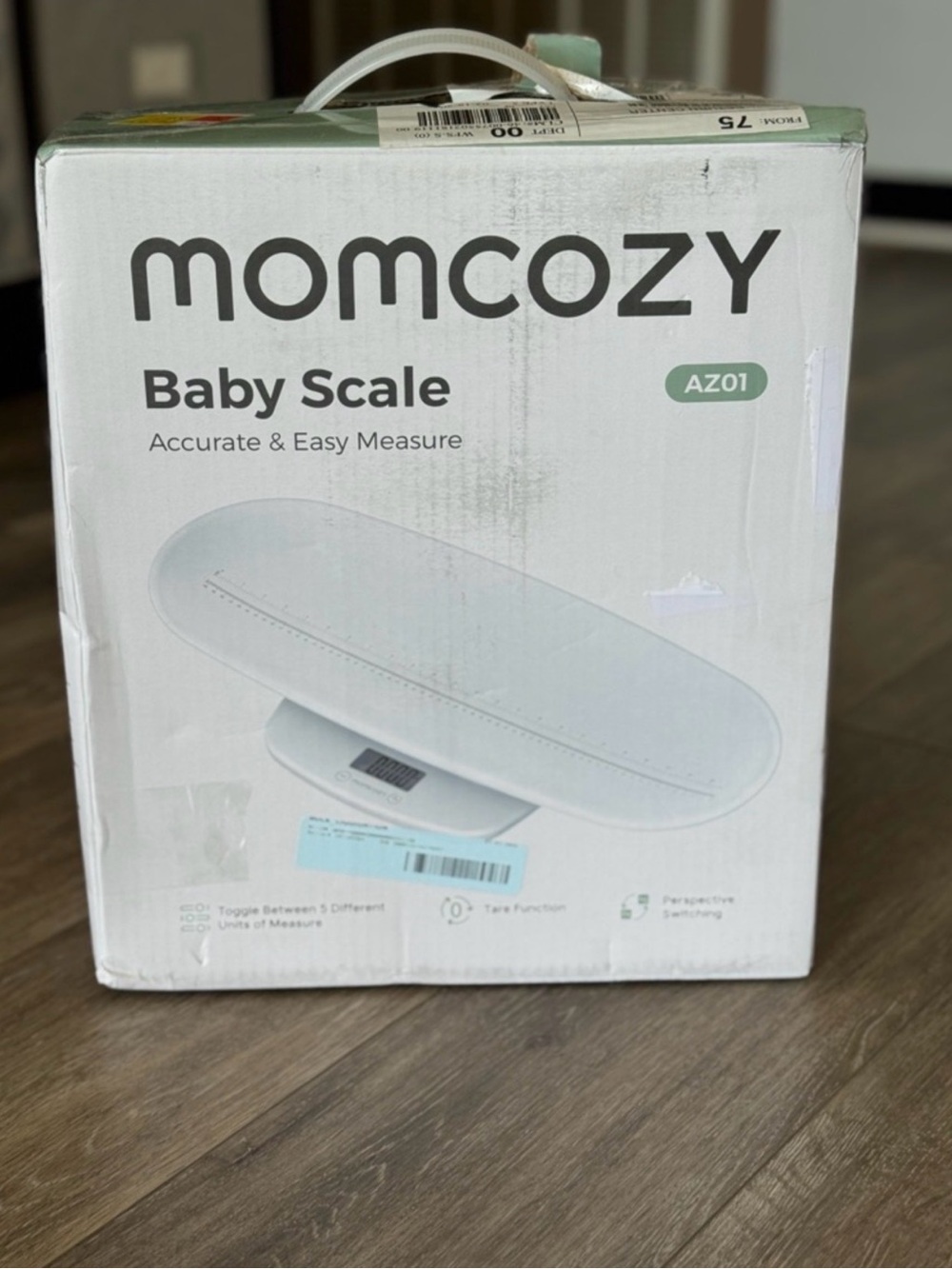 NWT Momcozy 2-in-1 Baby Scale & Length Measuring Tool | Digital | White | NIB - Picture 7 of 10